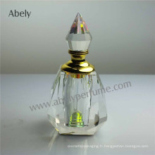 Bouteille en verre transparente à l&#39;huile de luxe de 30 ml